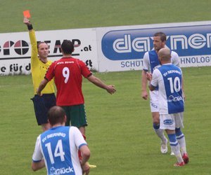 FC Wels - SVS 09 Rote Karte Guer.