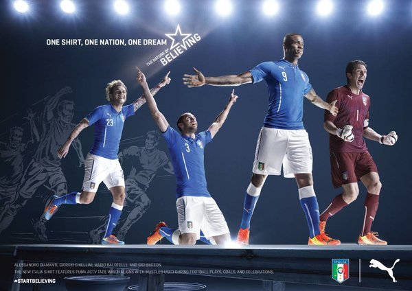 Italien 2014 WM Heimtrikot