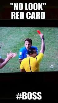 No Look Red Card