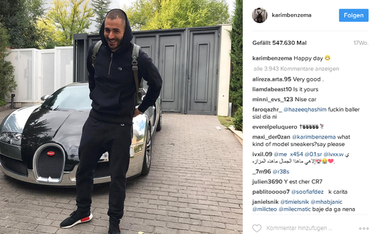 Karim Benzema Instagram