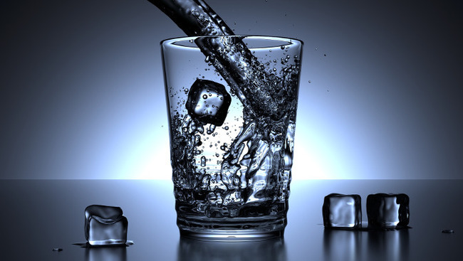 Wasserglas Glas Wasser